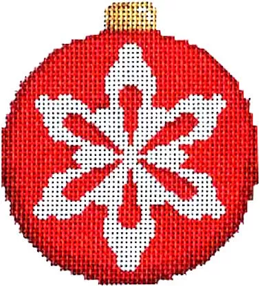 Associated Talents – Snowflake on Red Ball