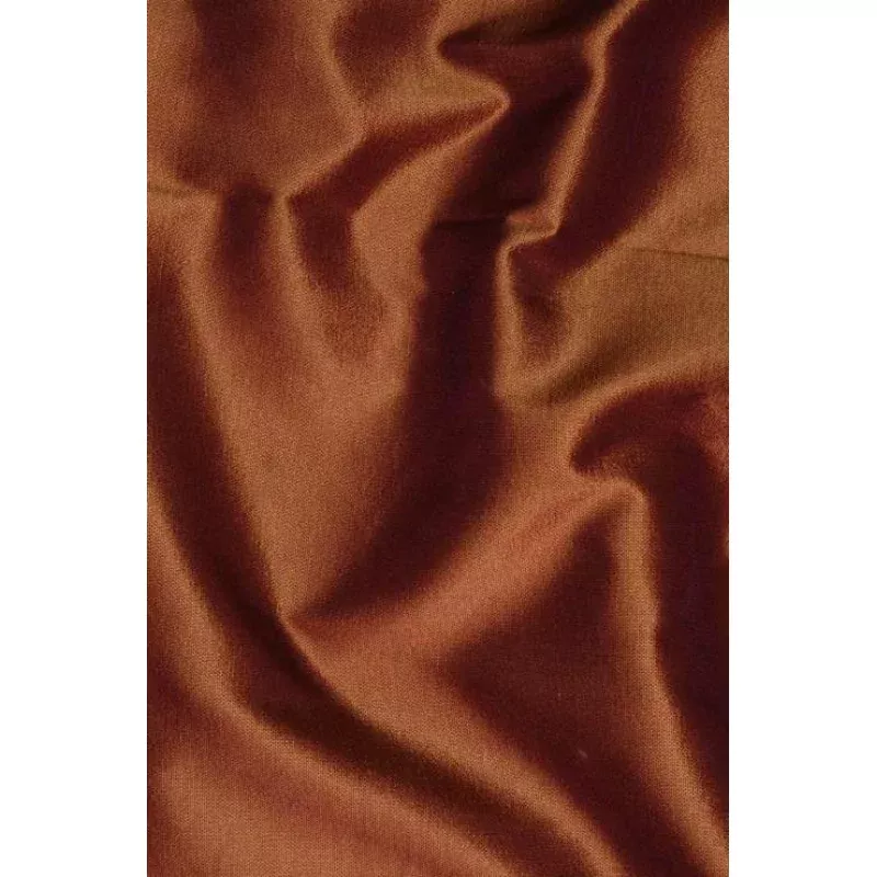 Auburn Taffeta Silk Fabric