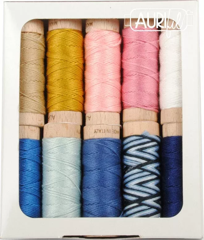 Aurifil – Breezy Mending Thread Collection Floss 10 Small Spools