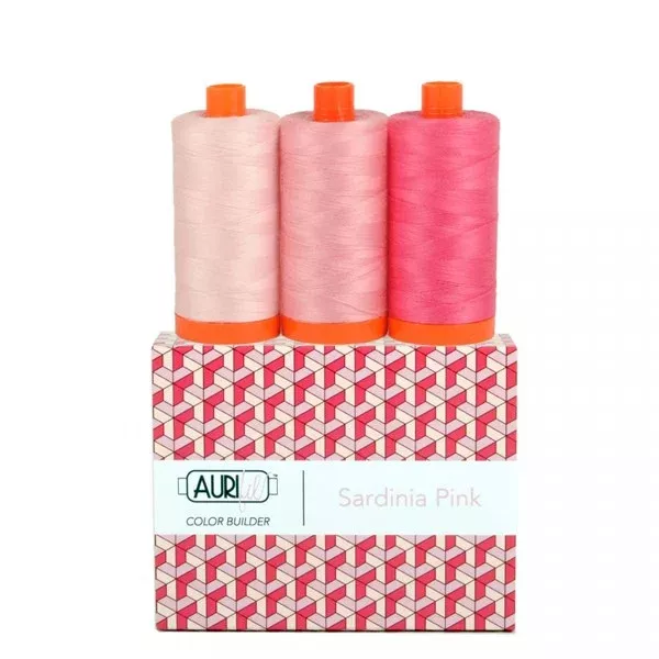 Aurifil Color Builder 50wt | Italy Destinations – Sardinia Pink