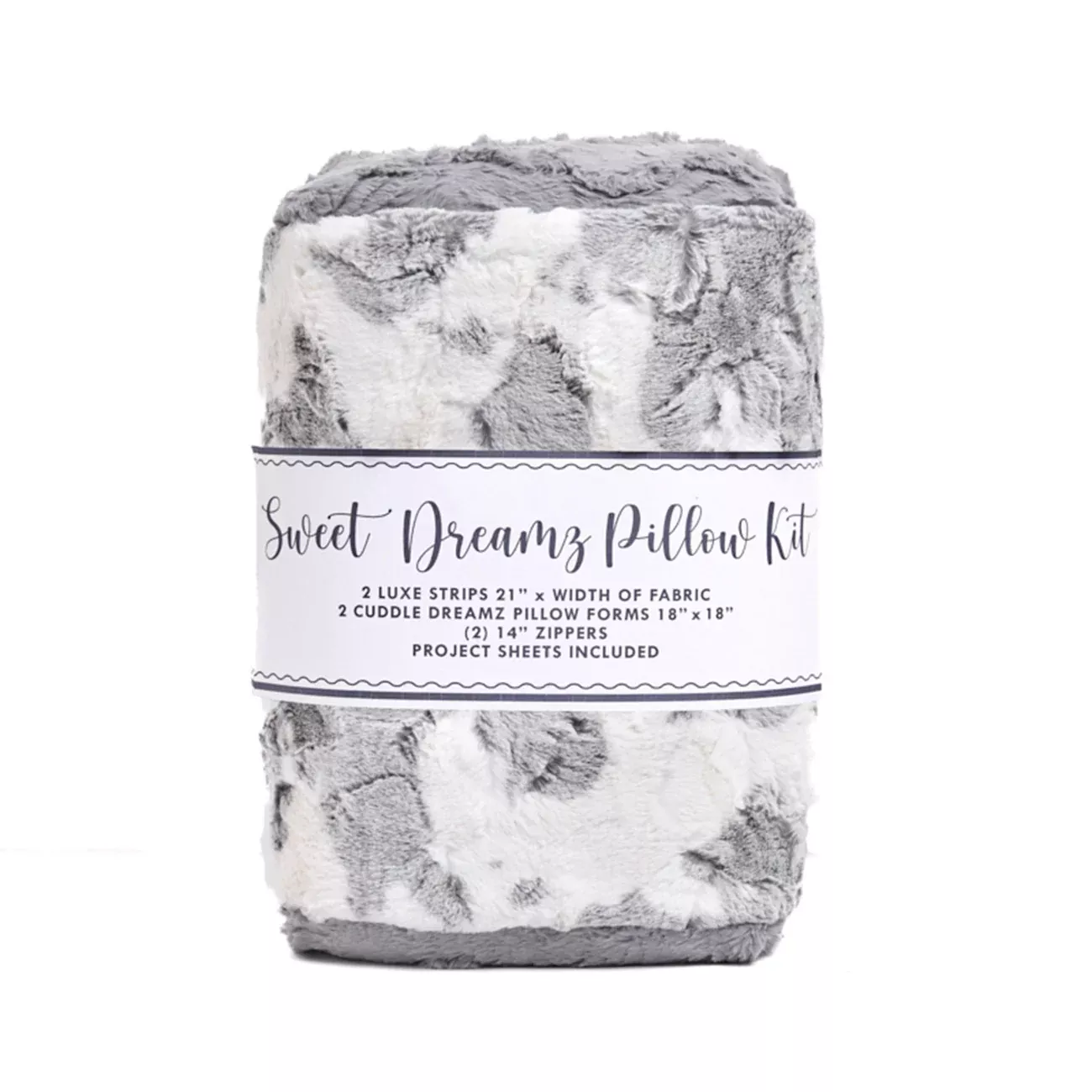 Baby Calf Graphite Luxe Cuddle Sweet Dreamz Pillow Kit