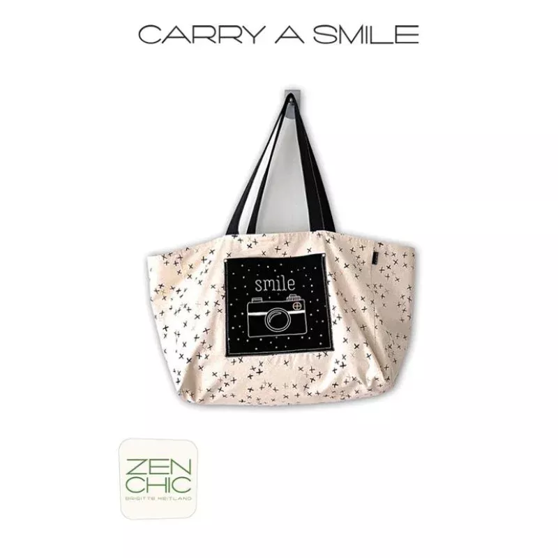 Bag Pattern – Carry A Smile – Reversible Lage Bag