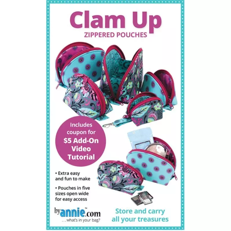 Bag Pattern – Clam Up – Clam Bag Pattern