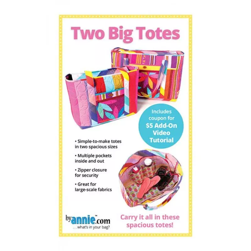 Bag Pattern – Two Big Totes – Tote Bag Pattern