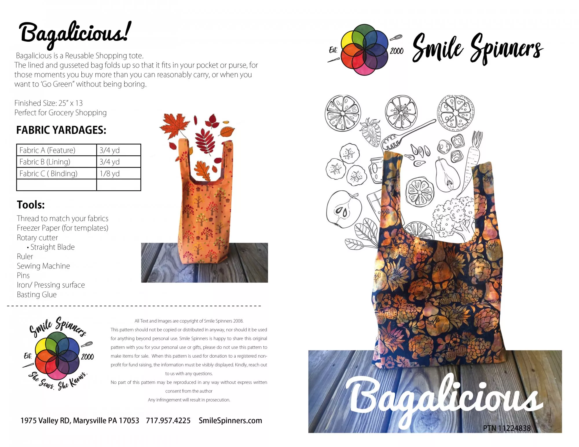 Bagalicious Shopping Tote - PRINTED COPY