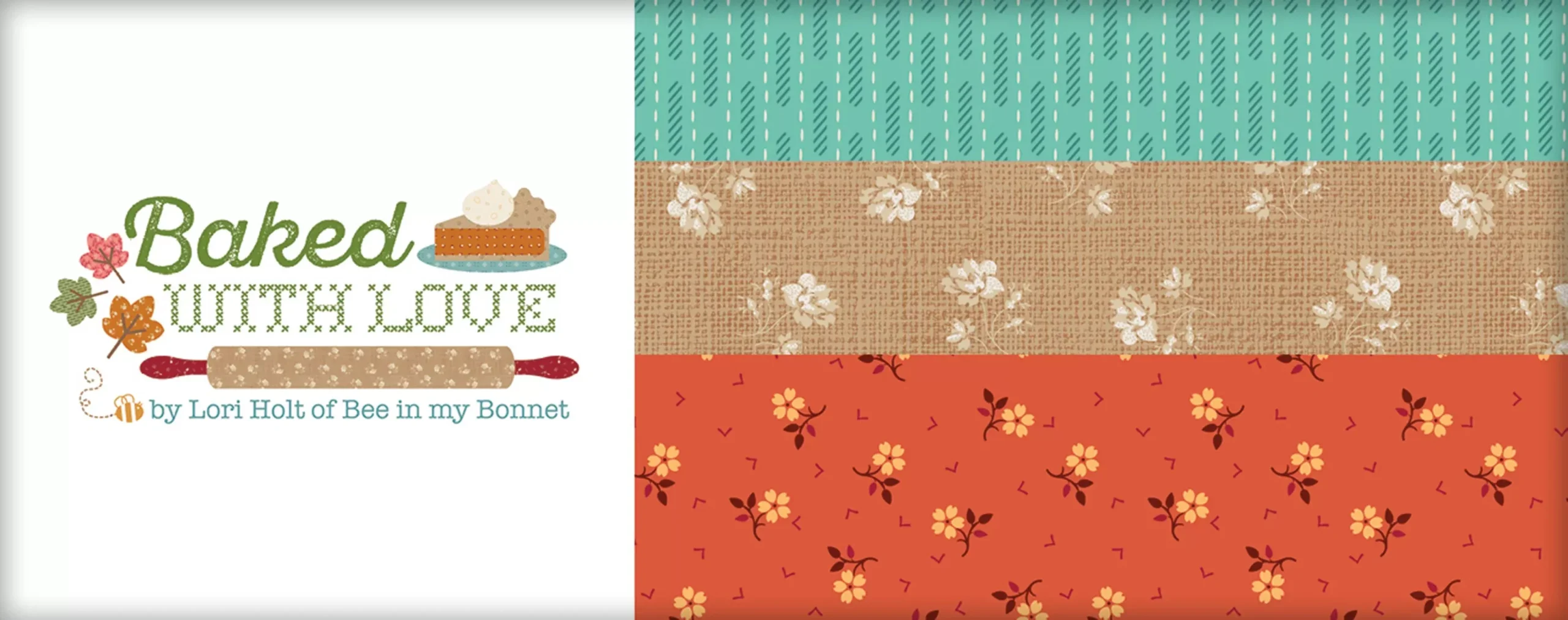 Baked With Love 2.5in Strips, 40pcs /bundle