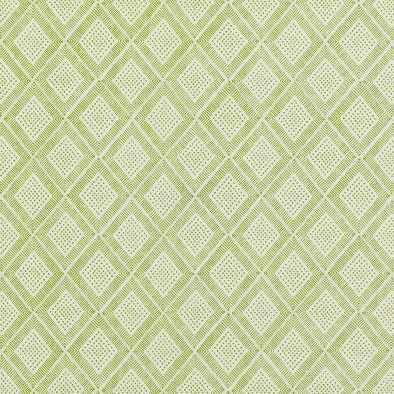 Baker Lifestyle Block Trellis Green Fabric