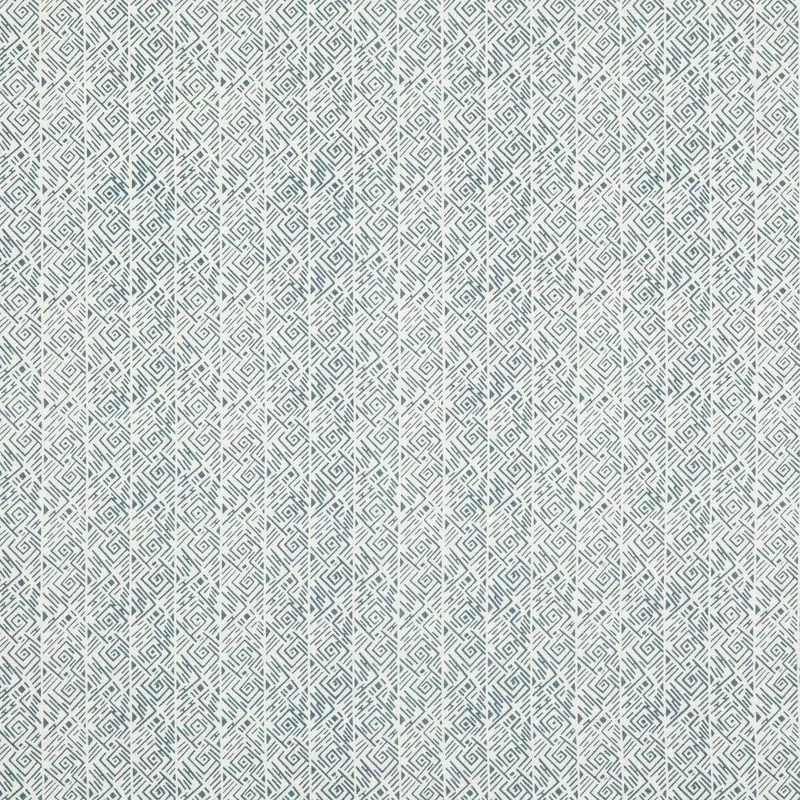 Baker Lifestyle Laberinto Indigo Fabric