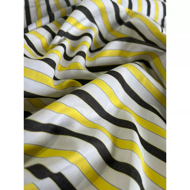 BAKU 009 cotton woven stripe java/yellow