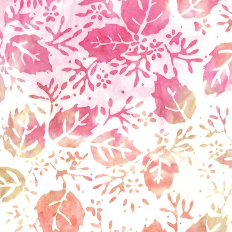 Bali Salsa Leaf – White/Pink