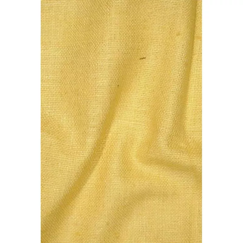 Banana Yellow Silk Linen (Matka) Fabric