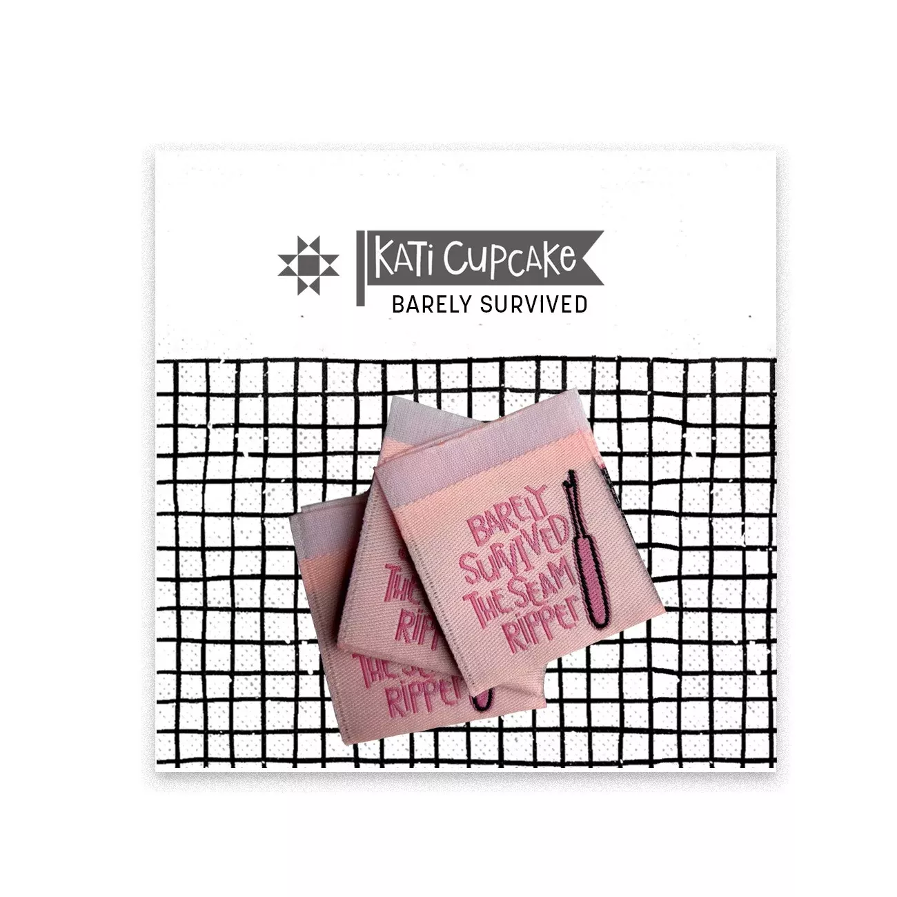 Barely Survived Designer Woven Labels