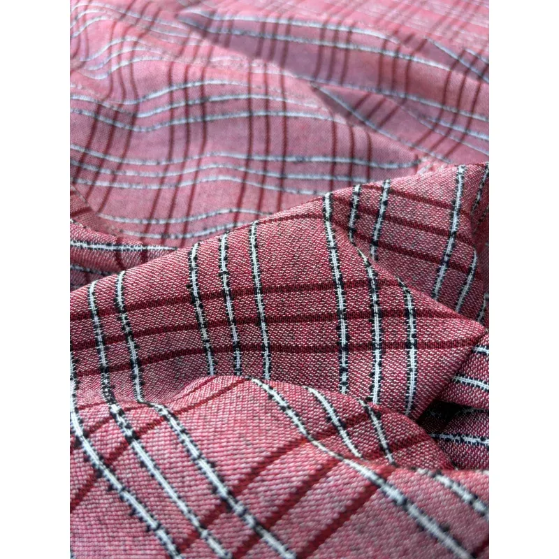 BART 024 red colourwoven cotton check
