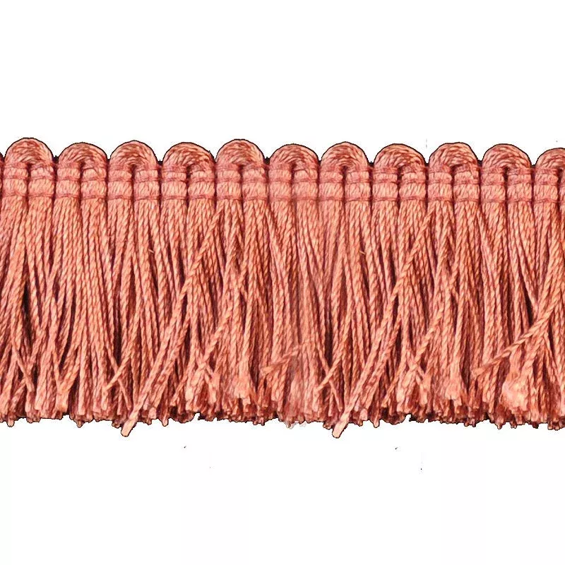 Basics Collection – 1 1/2″ Brush Fringe (25 YD ROLL) – BF-4900-88 Dark Brick