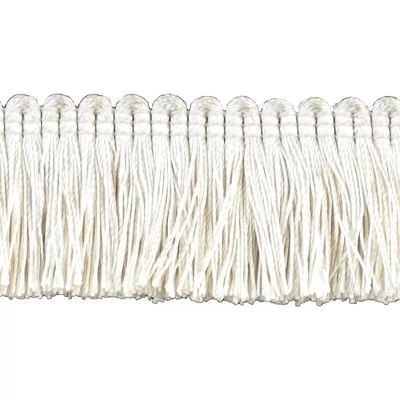 Basics Collection – 1 1/2″ BRUSHE FRINGE (25 YD ROLL) – BF-4900-28 Beige