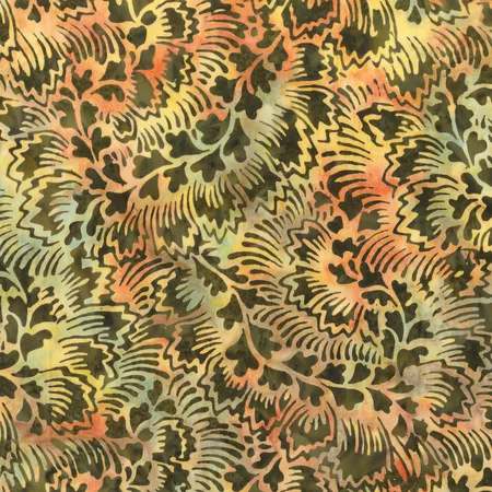 Batik- Cotton Print- Art Inspirations - Chamele- Feathered- STH#11229395