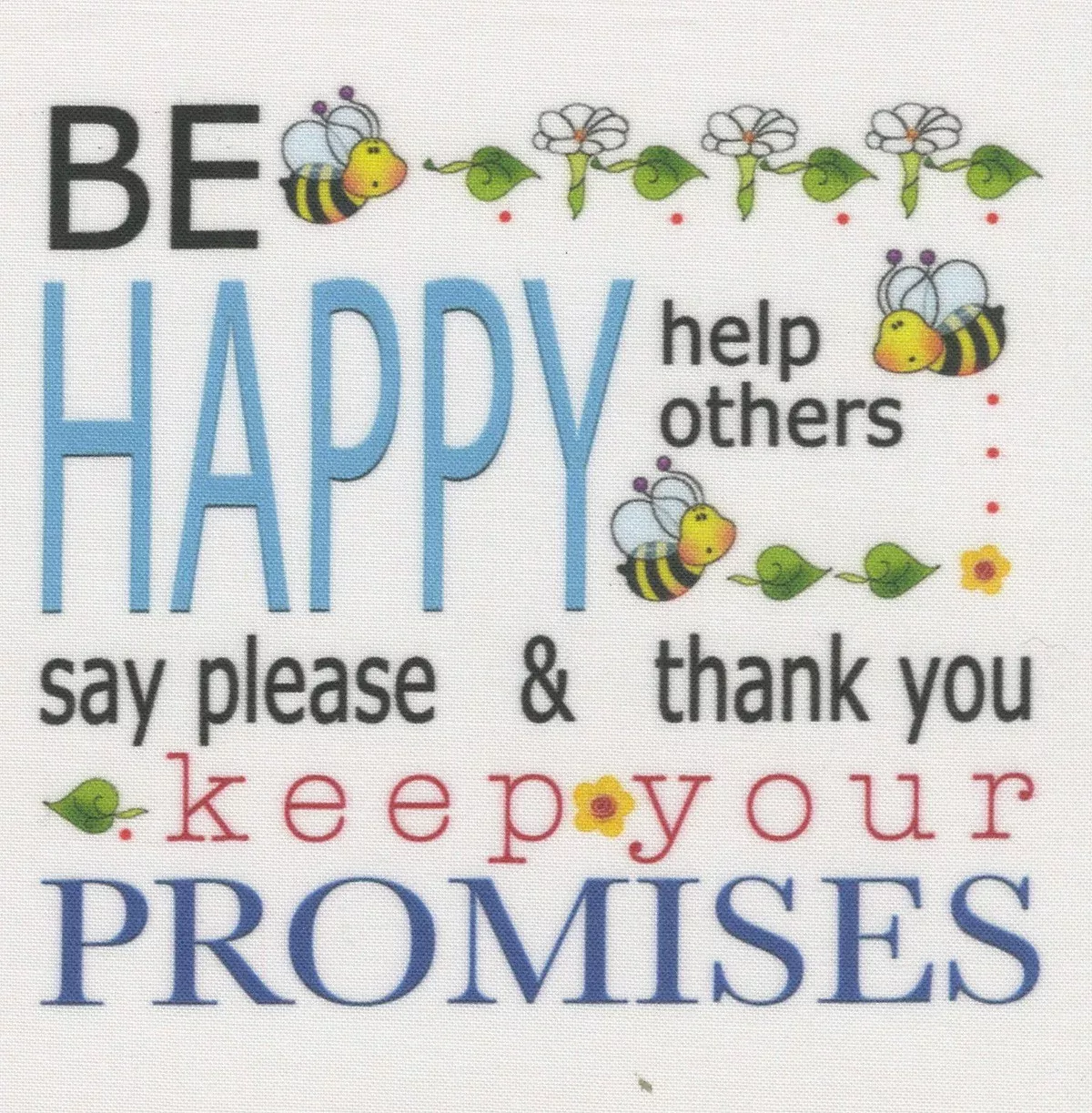 Be Happy Art Panel