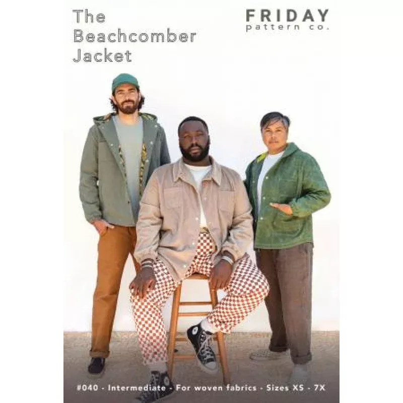 Beachcomber Jacket Pattern – sizes xs-7x