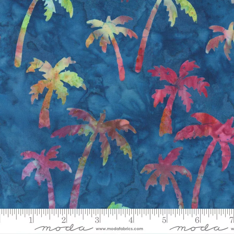 Beachy Batiks Ocean Palm Trees Yardage by Moda Fabrics