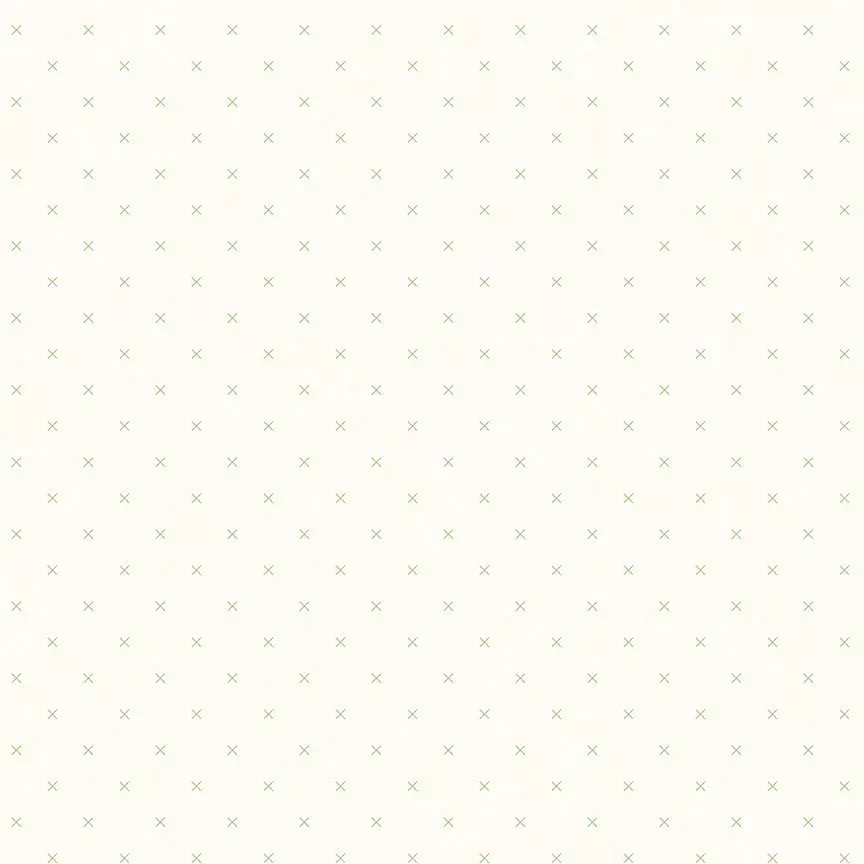 Bee Cross Stitch – Cloud Riley Green by Lori Holt