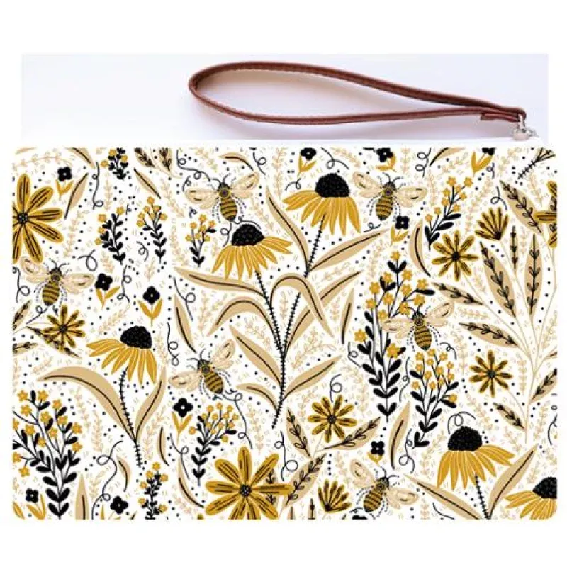 Bee Garden Zipper Pouch