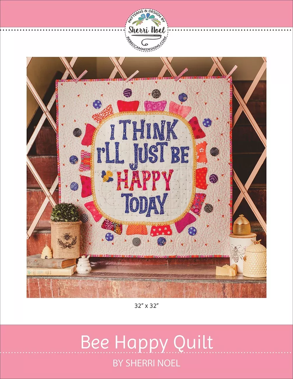Bee Happy Quilted Wall Hanging
