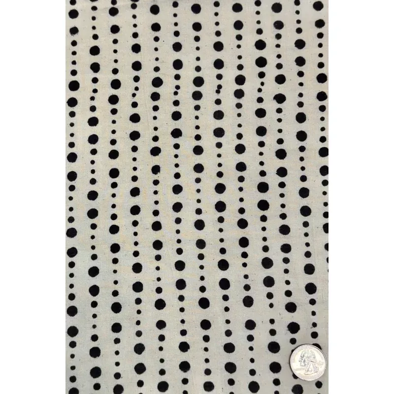 Beige/Black CHP-260 Cotton Hand Prints