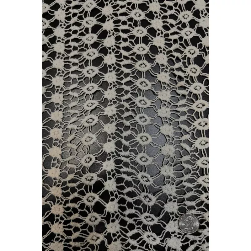 Beige Cotton Net Novelty COT-167