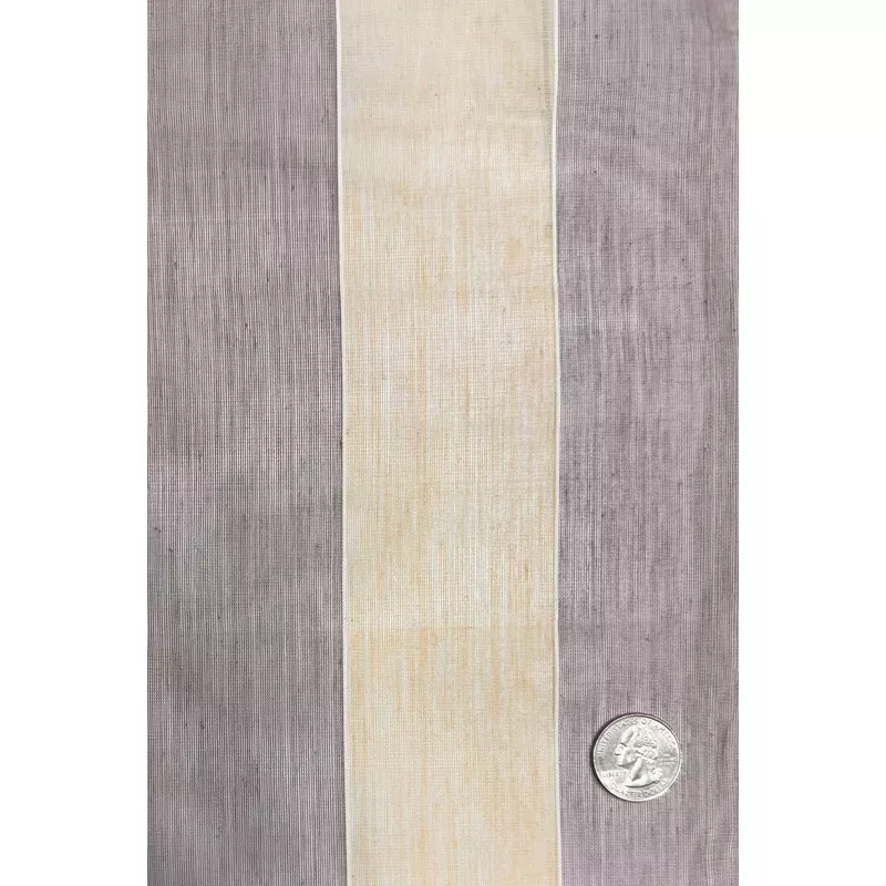 Beige Mauve Striped Cotton Novelty COT-101