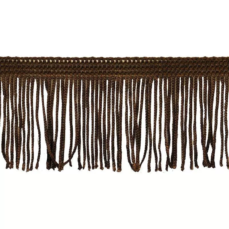 Belagio Enterprises – 2-inch Chainette Fringe (10 Yard Roll) – P-7043-06 Brown