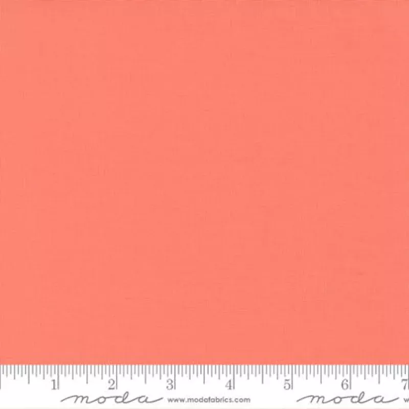 Bella Solids – Quilting Cotton Fabric – Basic Solid – Coral