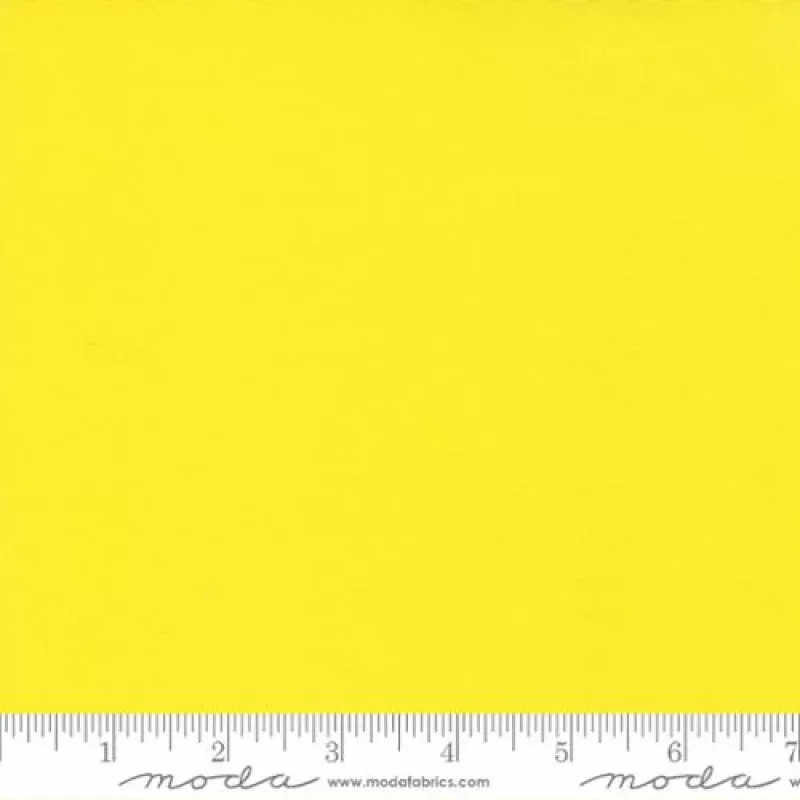 Bella Solids – Quilting Cotton Fabric – Basic Solid – Electric Lemon – Yellow