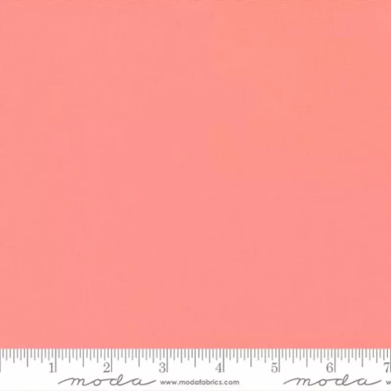 Bella Solids – Quilting Cotton Fabric – Basics Solid – Carnation – Peach