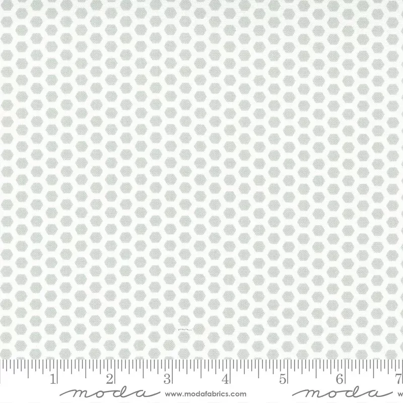 Berry Basket Stone Honeycomb Yardage by April Rosenthal for Moda Fabrics