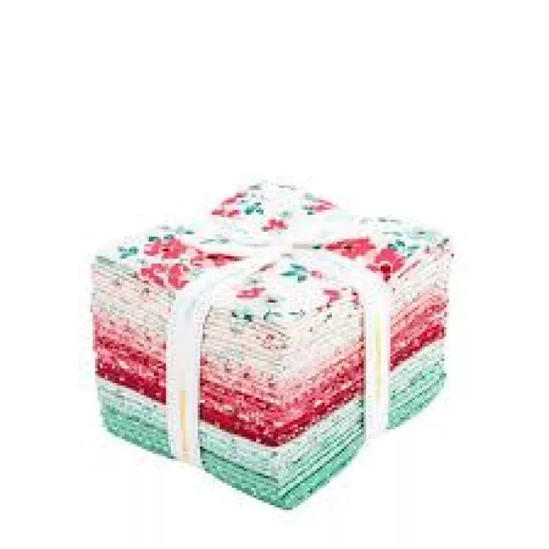 Berry & Sage – Precut Cotton Fabric – Fat Quarter Bundle