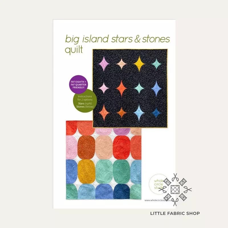 Big Island Stars & Stones Quilt | Quilt Pattern | Whole Circle Studio