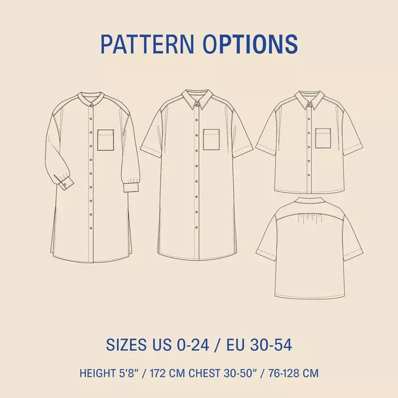 Big Shirt Sewing Pattern