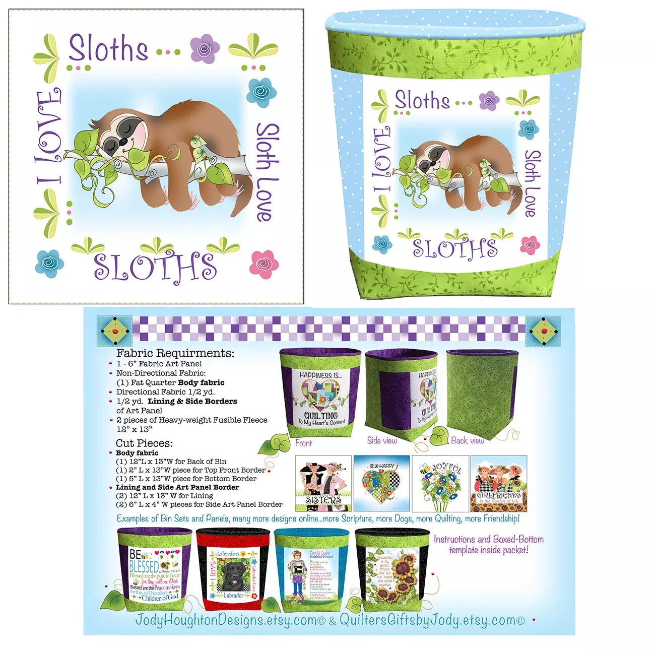 Bin Set Sloth