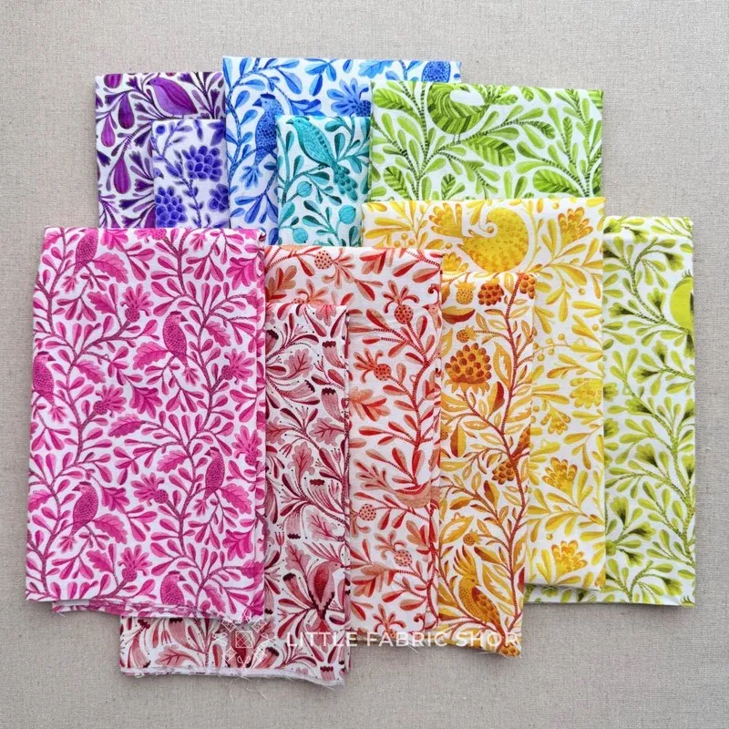 Birds & Branches | Cloud 9 Fabrics | Half Yard Bundle – Bright
