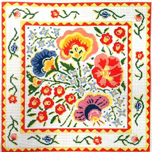 Birds of a Feather – Country Floral, White