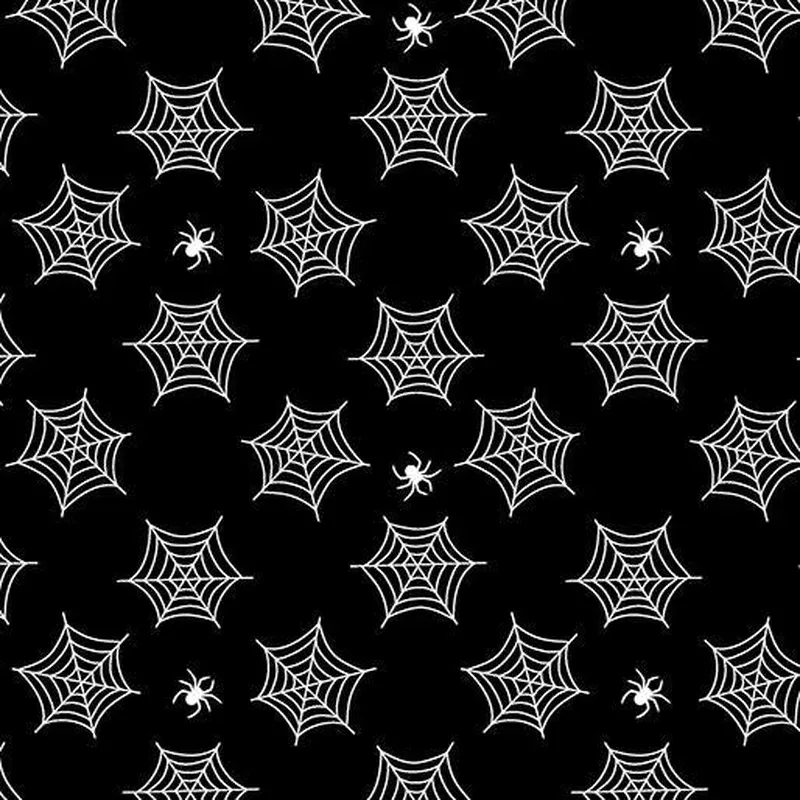 Black & Boo Spiders & Webs – Black