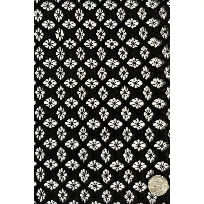 Black Cotton Novelty COT-165-03