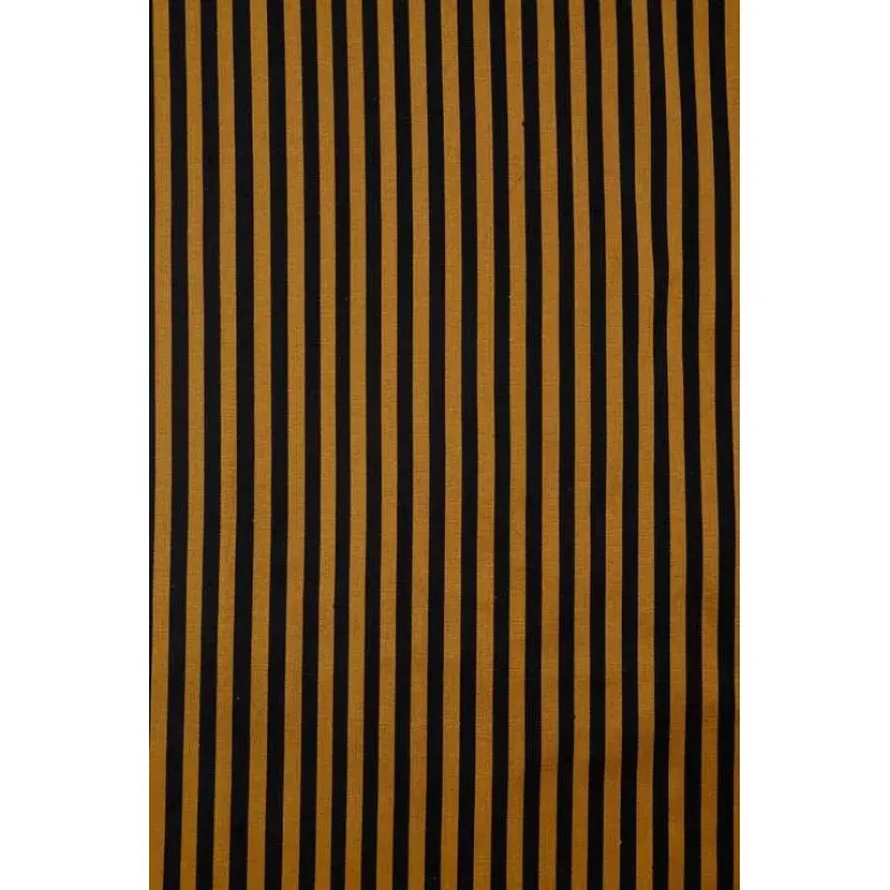 Black Gold 132 Striped Silk Shantung
