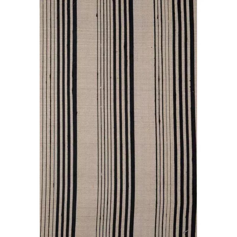 Black Gold 63 Striped Silk Shantung