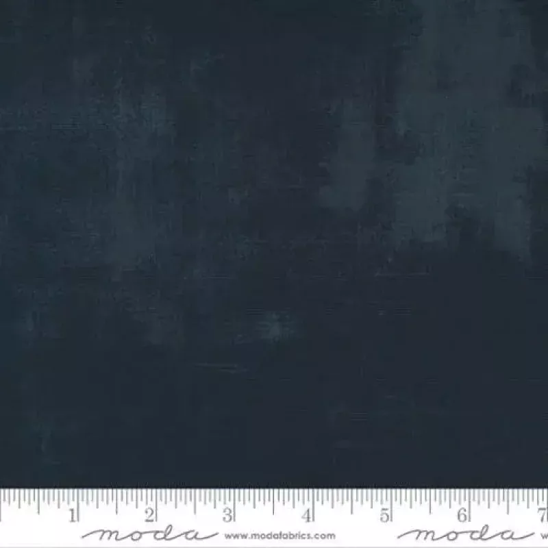 Black Grunge Basics Dull Black 44"/45" Fabric Per Yard