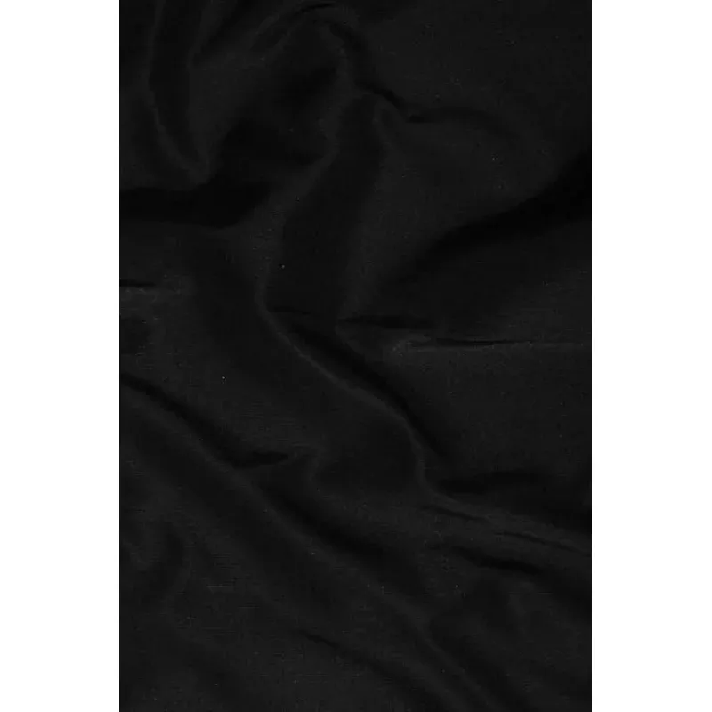 Black Heavy Taffeta Silk Fabric