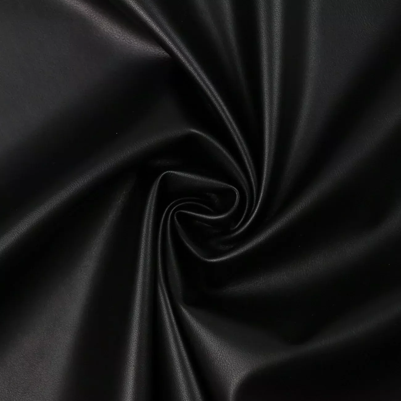 Black Lite Faux Leather 5 Yards