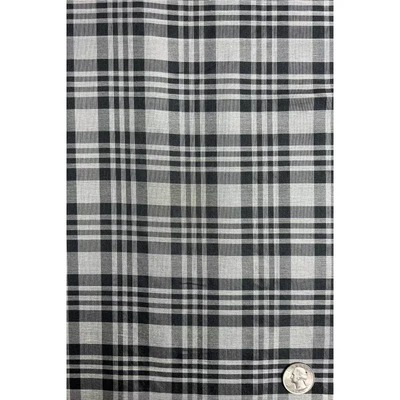 Black Organza Plaids