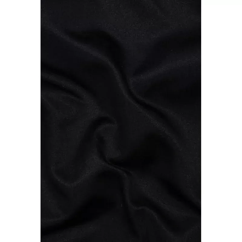 Black Silk Duchess Satin Fabric