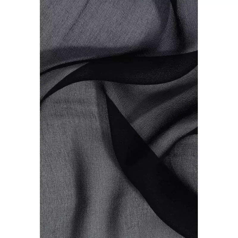 Black Silk Georgette Fabric